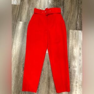 Zara Red Pants